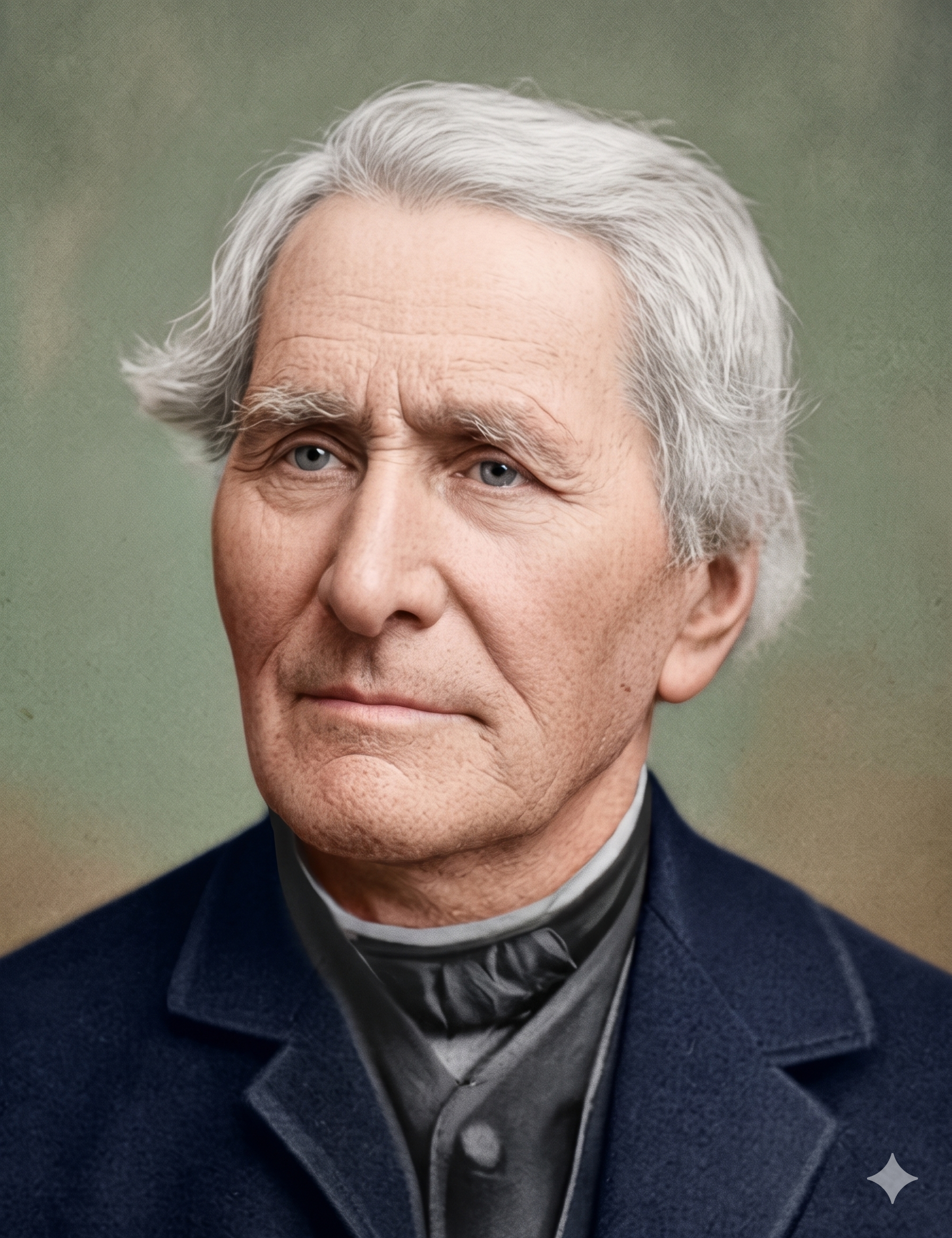 Johann Heinrich Schulze Everding – KI-koloriertes Foto